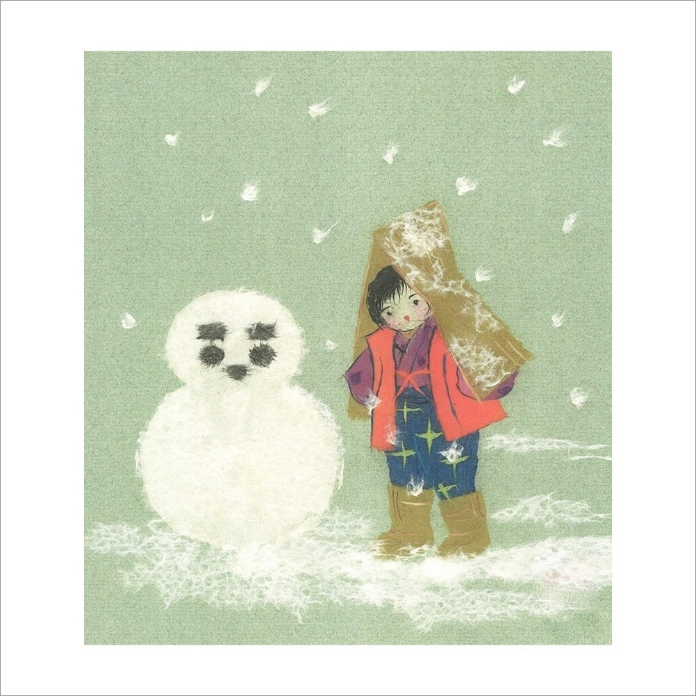 しゅんこう ちぎり絵キット「初冠雪」 - アート用品